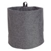 Bigso Soft Around Hanging Storage Basket/Hamper, Large, Grey