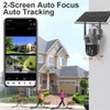 Sansco Solar Powered 4MP Wireless WiFi Home Outdoor PTZ Security