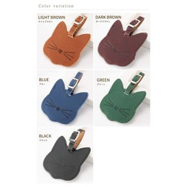 Cat Name Tag Name Plate PU Leather Name Tag Luggage Tag Luggage Tag Suitcase Name Travel Camera Sports Bag Kindergarten Entrance Golf, blue