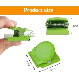 Lostwry Pack of 24 Magnetic Clips, Multi Colour Metal Magnetic Clips, Magnetic Clips for Fridge, Whiteboard, Magnetic Board, Office, Home, Kitchen, School - 6 Colours