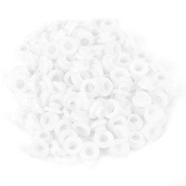 100pcs Transistor Washer Durable Lightweight Insulated Plastic Spacer Bushing Washers Power Tubes Diodes Transistors Accessories(TW-6)