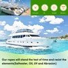 Dock Lines Boat Ropes for Docking 3/8" x15' Double Braided