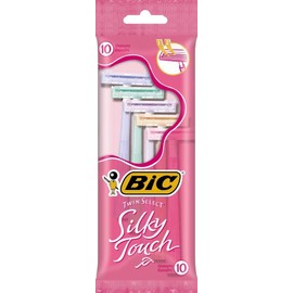 Bic Twin Select, Silky Touch Disposable Razor for Women, 10-Count (Pack of 3)