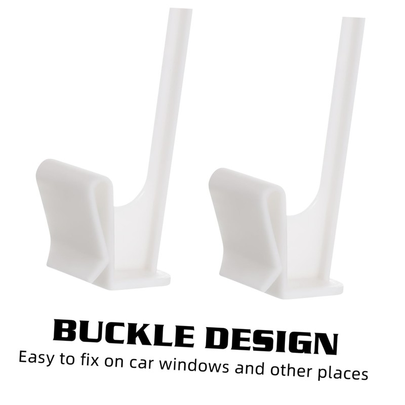 Luxshiny 12Pcs Car Flag Pole Window Clips Sturdy Car Window