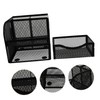 Operitacx Mesh Pencil Holder with Drawer Multi Functional Desk Organizer
