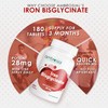 Ambrosial Iron Bisglycinate high Absorption Iron Supplements 28mg- Gluten Free