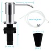 Kitchen Sink Soap Dispenser, Brushed Nickel Countertop Soap Dispenser Pump,