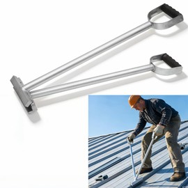 MYOYAY Standing Seam Roofing Hand Seamer, Heavy Duty Sheet Metal Bender, Professional Metal Bending Pliers with Non-Slip Handle, for Metal Edging Roofers Roofing Panels