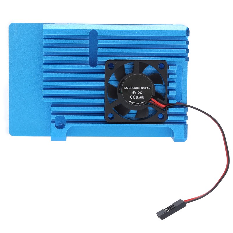 Single Fan Heat Sink CNC Protective Cover for Raspberry Pi