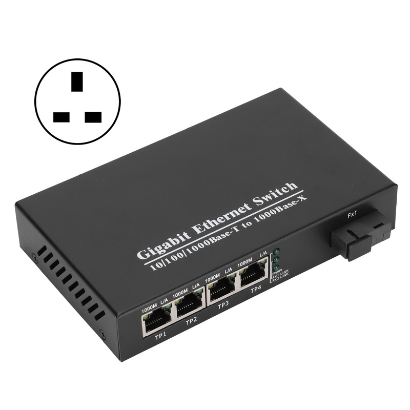 4 Ports Gigabit Ethernet Switch TBCMC3714ES20A Plug Play Stable Sturdy
