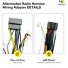 Aftermarket Radio Wiring Adapter Compatible with Chrysler 2001-2007/Dodge 2002-2007/Jeep 2003-2009,