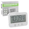 TiooDre Bathroom Clock, LCD Digital Shower Alarm Clock, Waterproof Bathroom