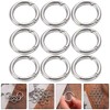 Tofficu 15pcs Key Rings - Metal Keychain Rings Keyring Ring