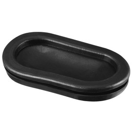 TA-VIGOR 8Pcs Oval Rubber Grommet, 30 x 60mm Double Sided Rubber Hole Plug Closed Grommets Electrical Wire Gasket for Wire Cable Protection