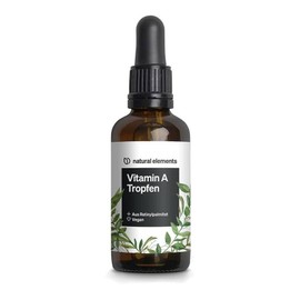 Natural Elements Vitamin A Drops Oil, 1 piece, 50ml / 내추럴엘리먼츠 비타민A 드롭스 natural elements Vitamin A Drops Oil, 1개, 50ml