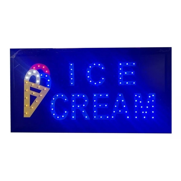 Radox Anuncio Luminoso Para Negocio Letrero Ice Cream