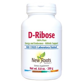 NEW ROOTS HERBAL D-Ribose, 100% Pure (250 g) – 50 doses | Energy & Endurance Support.