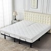 Kingnex Split Top King Mattress Topper for Adjustable Bed with