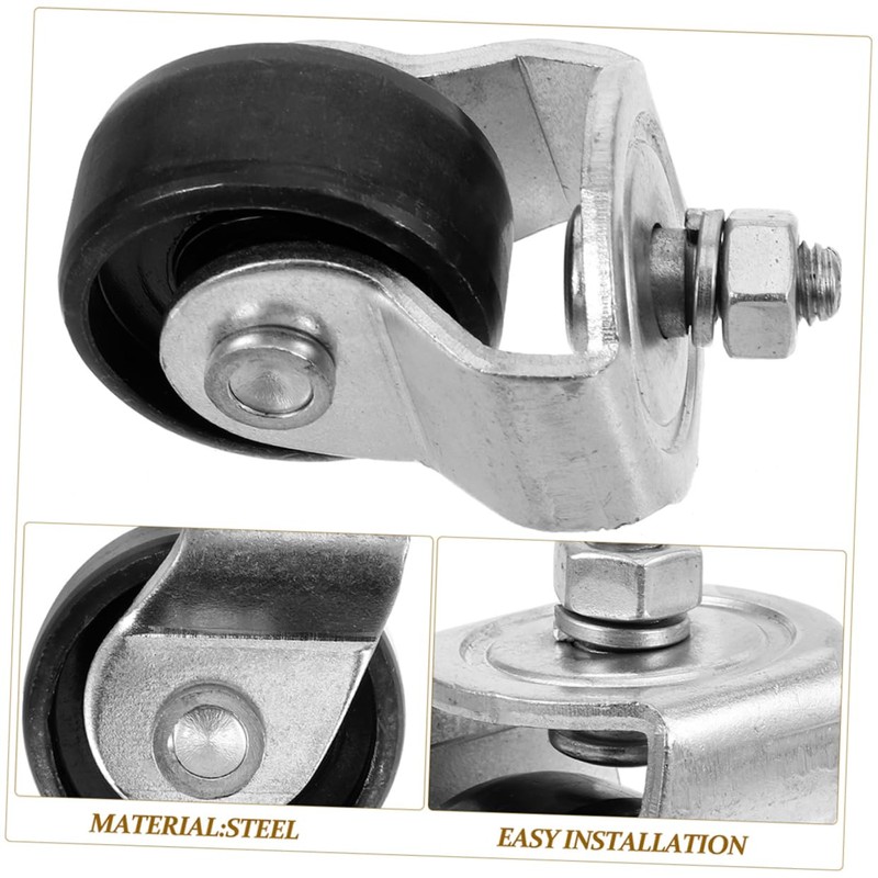 VILLFUL 2pcs Replacement Jack Casters Universal Fit for Floor Jacks