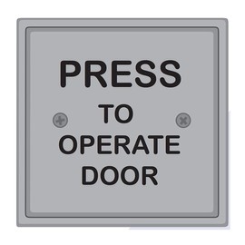 Ms Sedco Double Gang Switch Push Button SS