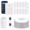 tolviviov 15 Piece Kit WiFi Smart Home Security Alarm System