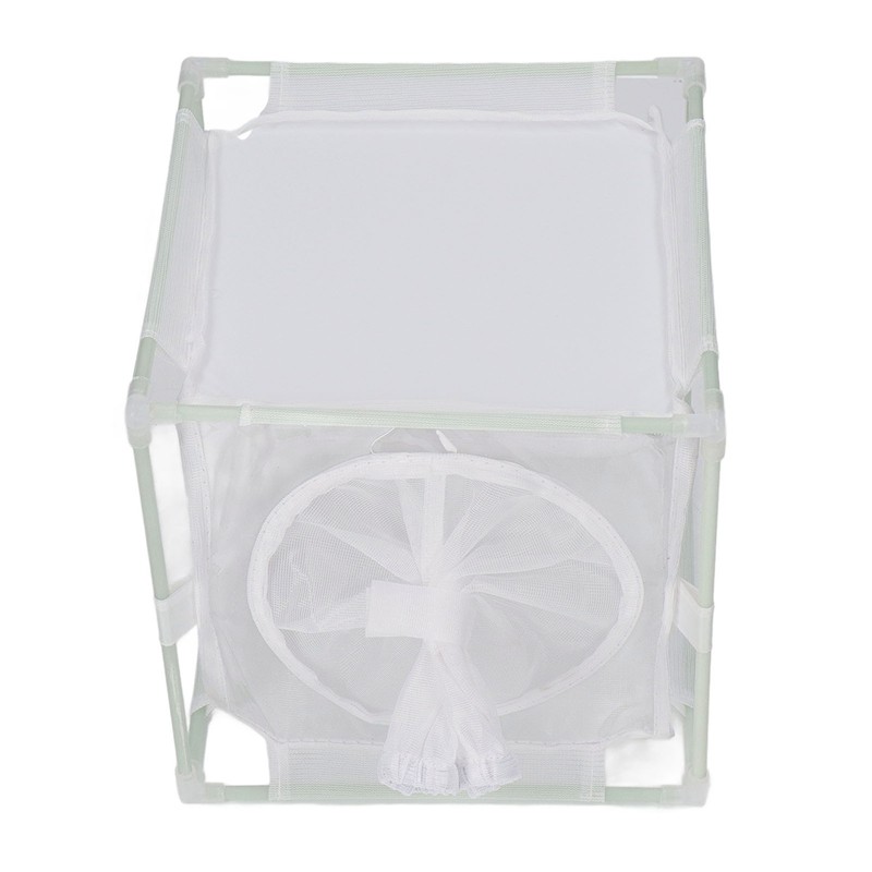 Insect Observation Cage PVC Mesh White Reusable Butterfly Habitat Breeding