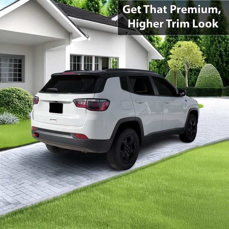 BOGAR TECH DESIGNS for Jeep Compass 2018-2026 Rear Bumper Chrome