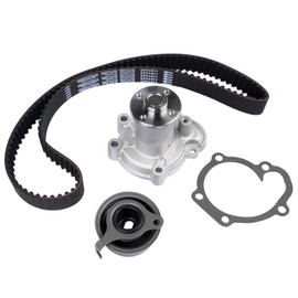 Getanye Water Pump Timing Belt w/Tensioner Pulley MD997689 Replacement for Mitsubishi Minicab 3G83 U42T U62T Engine 19YU25 MD134281