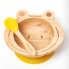 Bubba Boo Bamboo Bowl and Spoon Set Baby Suction Bowl