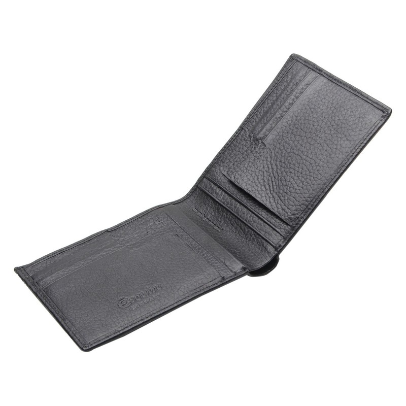 Esquire Texas Credit Card Holder 12 cm Black, black, Classic