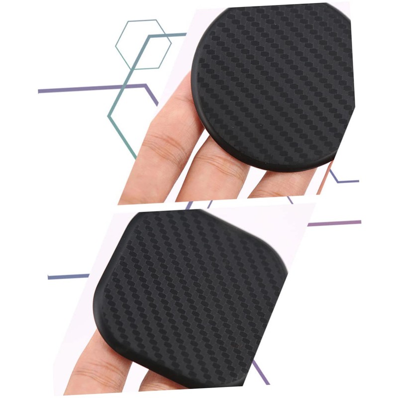 Ciieeo 4Pcs Wear Resistant Car Cup Coasters Non Slip Square