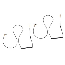 jojofuny 2pcs Wired Control Spring Audio Cable for Headphones Flexible Cord Compatible and Line Control for Calls and Music Playback