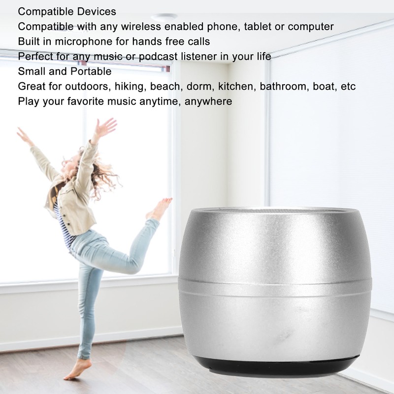 Mini Bluetooth Speaker IP67 Waterproof USB Charging Built in Mic