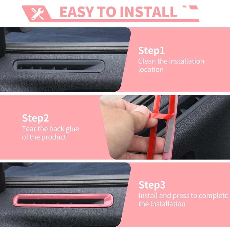 amayum Door Air Conditioner Vent Panel Trim Cover Interior Accessories
