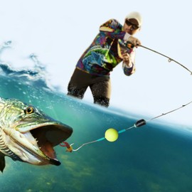 Carp Fishing Hair Rigs - Swivel Braide Carp Fishing Kit,Elastic Hooks Precision Fish Equipment for Sea Freshwater Saltwater River Enthusiasts