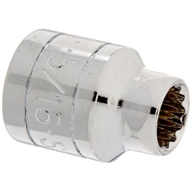 SK Tools USA 3/8" Drive, 5/16", 12 Point, Standard Chrome Socket | 45210