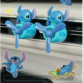 Unbranded Cartoon Stitch Car Air Freshener – Airplane Vent Clip Perfume Ornament