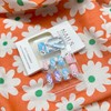 Square Easter Fake Nails Medium Press on Nails Gloss Acrylic