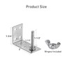 Small Board Mounted Bracket for Woven Wood & Roman Shades