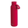 Quokka Solid with Holder Cherry Red Stainless Steel Thermal Bottle