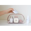 clear makeup bag,leather makeup case,travel toiletry bag,portable cosmetic bag,transparent waterproof