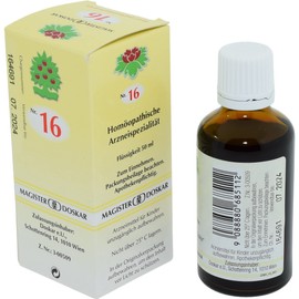 MAGISTER DOSKAR Drops No.16 - Homeopathic Heart and Circulatory Drops 50 ml
