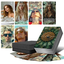 ZZBUY Money and Career Oracle Cards, Money Oracle Cards Deck with Meanings on Them for Beginner, Financial and Professional Success