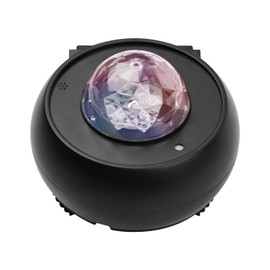 LED Starry Projector Light Stage Light Ocean Wave Atmosphere Lamp 8W with Built-in Speaker USB Music Input Timer Function Remote Control