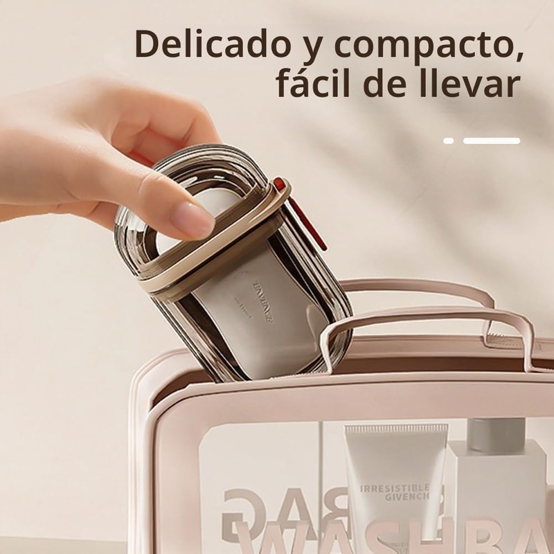 Jabonera de Viaje Antiderrames con Drenaje LJ-CL CL-XJJ