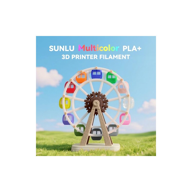 SUNLU 5 kg PLA Plus 3D Printer Filament, PLA+ Filament