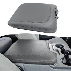 KBH Fits Dodge RAM 1500 2013-2018 Center Console Armrest Jump Seat Cover Dark Gray