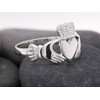 BJC® Sterling Silver Ladies Dress Claddagh Ring Size G -