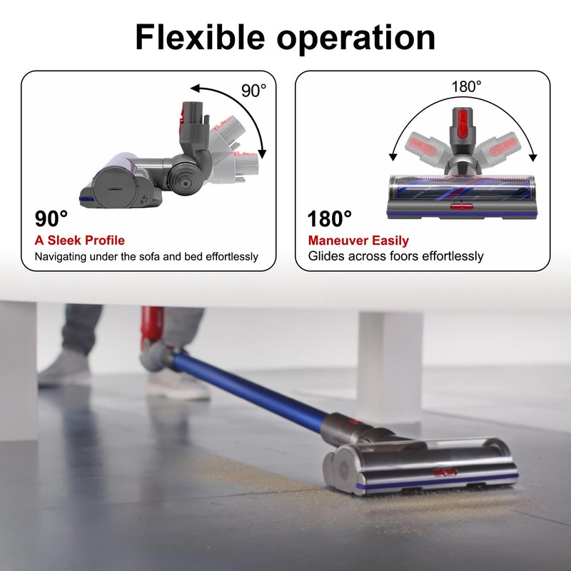 Bolan-Tech High Torque Drive Clean Head for Dyson V11 V15