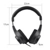 Wired Headset Self Adjusting Headband 6.5mm Single Jack Stereo Monitor